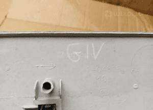 Listwa osłona podsufitki tył VW Golf IV 4 Kombi 1J9867617A 6