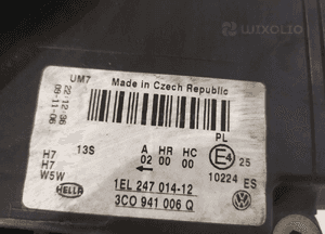 VW PASSAT B6 Lampa przednia H7 prawa - 15127 7