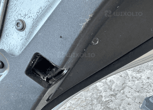 MERCEDES s 221 drzwi tyl zamek long prawe srebrne 775 6