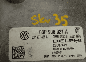 STEROWNIK SILNIKA DELPHI VW SEAT SKODA 03P906021A 3