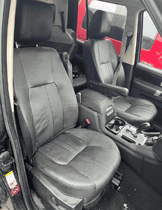 Siedzenia fotele skórzane czarne Land Rover Discovery 4 IV 1