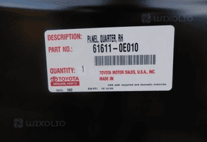 Błotnik prawy tylny tył lexus rx 03-09 3