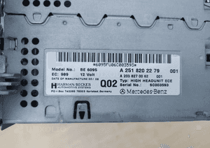 Mercedes R 251 Radio Nawigacja COMAND A 2518202279 4