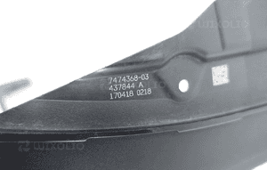 Bmw serii 5 G30 G31 kierownica wlotu powietrza żaluzja 17- 7474368 11