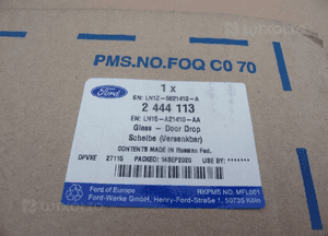 Ford ecosport szyba drzwi przód prawy oryginał 2