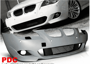 Zderzak przedni do bmw E60, E61 od 2007 do 2010 roku  m-technik z pdc + sra 1