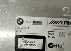 Bmw 5 gt F10 radio cd z nawigacją 9273861 gps 6