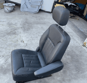 MERCEDES R 251  fotel fotele tylne skora +  alcantara czarna skóra idealne 11