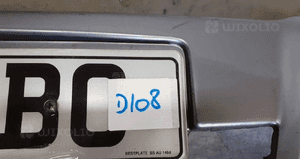 Zderzak przód przedni do opel astra h 3 iii lift fl Z163  szary halogeny 2