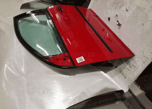 Drzwi przód przednie lewe do volkswagen vw golf v 5 LY3D czerwone 4