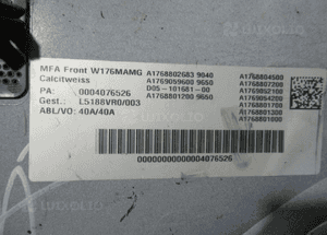 Zderzak przedni przód mercedes a-klasa W176 lift amg 2015- 7