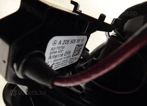 Mercedes c klasa W205 stelaż lusterko lewe 7 pin + 1 pin antena 9