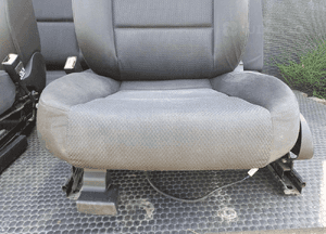 Fotele Fotel Kanapa Nieskladana Welur Czarne Soul Podlokietnik Audi A4 B6 Sedan Komplet 9