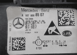 Lampa przednia przód lewa mercedes gle W167 ii full led A1679068507 2019 31