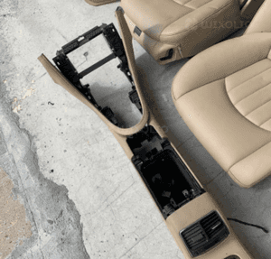 Mercedes CLS 219 beżowe fotele kanapa beż grzane 3