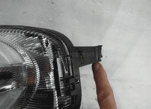 Fiat 500 lift 15-20 halogen lewy led drl zderzaka przedniego 52007767 2