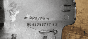 Klapka wlewu paliwa Peugeot 307 EXLD 9643083777 6