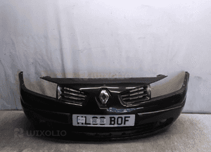 Zderzak przód przedni renault megane 2 ii lift fl NV676 czarny halogeny 1