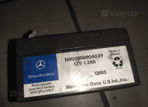 Mercedes W164 W212 W221 W251 akumulator dodatkowy pomocniczy 12V 1,2Ah oryg 9
