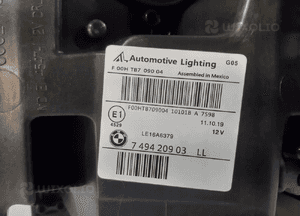 BMW X5 G05 / X6 G06 Lampa Laser BLACK R - 13380 8