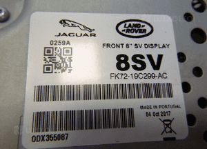 Land rover discovery sport L550 jaguar f-pace X761 xe X760 ekran wyświetlacz nawigacji 6