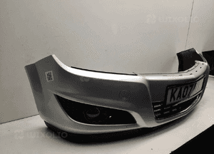 Zderzak przód przedni opel astra h 3 iii lift fl Z157 srebrny halogeny 5