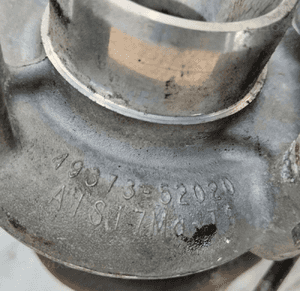 Turbosprężarka turbina peugeot citroen 1.6 hdi 49373-52020 3