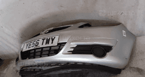 $ ZDERZAK PRZÓD PRZEDNI OPEL CORSA D Z176 Z157 SREBRNY 3