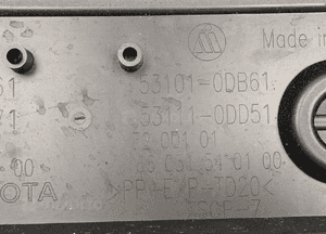 TOYOTA YARIS XP210 GRILL ATRAPA CHŁODNICY CZARNY POŁYSK ORYGINAŁ 13