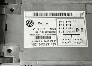 Radio odtwarzacz vw touareg i 02- 7L6035195B 10
