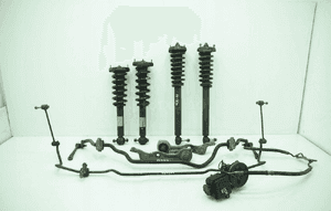 AMORTYZATOR PRZOD TYŁ POMPA WSPOMAGANIA KPL SWAP ABC MERCEDES SL500 R230 8