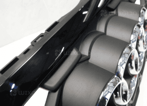 Audi Q3 83F s-line grill atrapa chłodnicy chrom czarny nowy oryginał 9