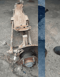 Mazda 626 97-02 Sanki belka z wahaczami tył tylne 9