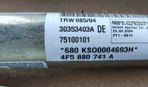 Audi A6 C6 kurtyna airbag Sedan Prawa/Lewa 4F5 880 741A / 742A 5