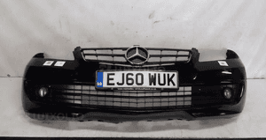 Zderzak przód przedni do mercedes a klasa W169 a klasa lift fl 197 czarny halogeny 1