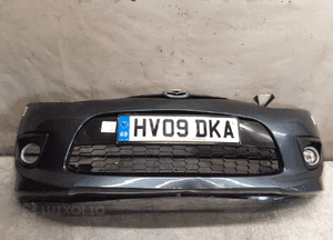 Zderzak przód przedni mazda 2 de ts szary grafitowy halogeny 1