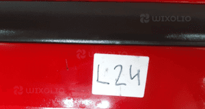 Zderzak tył tylny do skoda fabia i 1 hb 8180 czerwony pdc 2