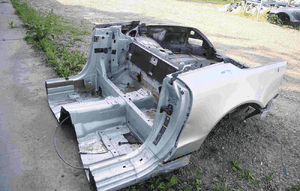 Cwiartka błotnik prawy lewy mercedes sl R230 kolor 744 6