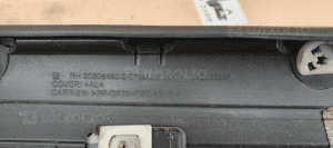 Listwa szyby czołowej prawy przód Opel Zafira C 22S 13407802R 20808480 6