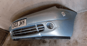 Zderzak przód przedni citroen xsara picasso błękitny morski halogeny 4