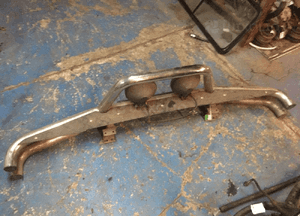 Bullbar przedni zderzak stalowy orurowanie z lampami Land Rover Discovery 1 I 3