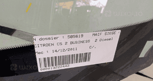CITROEN C5 II 2004-2008 szyba przednia czołowa sensor 43R-001585 5