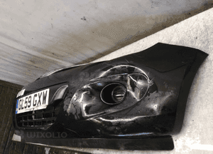 Zderzak przód przedni do hyundai I20 czarny do naprawy ! 5