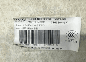 Podsufitka Bmw 3 E90 04-12r 7143284 6