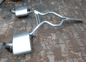 Range rove vogue L405 wydech tłumik rura wydechowa 5