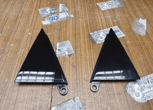 Oslona 8E5853273C 8E5853274C Oslony Trojkat Dekor Szyby Drzwi Tyl Tylne Audi A4 B6 B7 Sedan Kombi 2