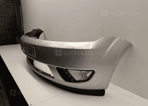Zderzak przód przedni ford fiesta MK.6 6 vi 62 srebrny halogeny 3