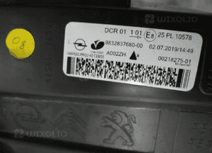 Opel vivaro iii zafira d xenon lampa przednia lewa 8