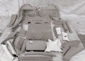 Fotele boczki deska kierownica panel tunel Porsche Cayenne 2 II Karbon 21