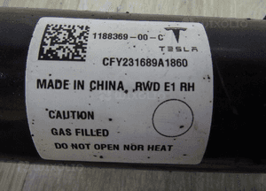 WAHACZ PRAWY PRZÓD TESLA MODEL Y 1188396-00-C LLU 6